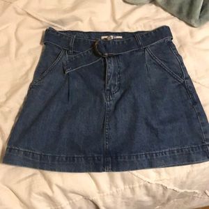 Free people Jean skirt